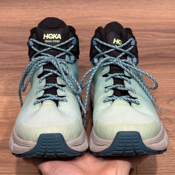 HOKA Women’s Trail Code GTX Hiking Boot in Blue Glass/Coastal Shade - Size 9.5 - Picture 7 of 13